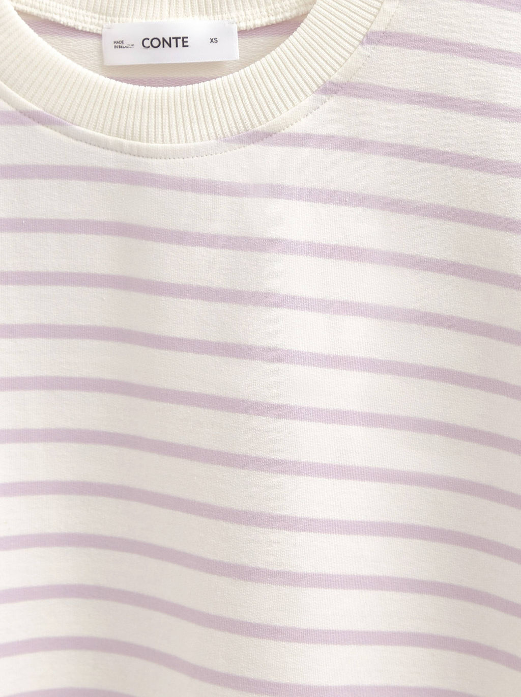 CONTE Футболка свободного кроя из футера LD 2569 white-lavender