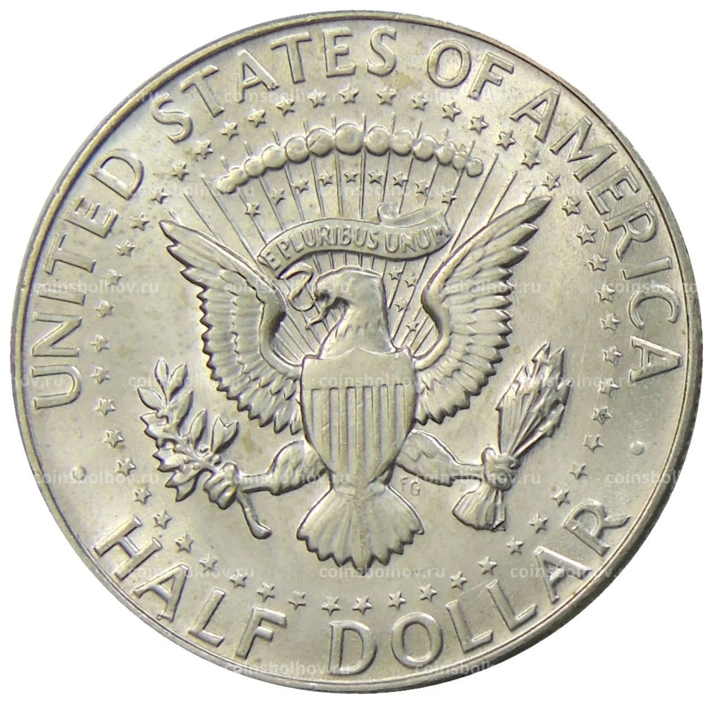 1/2 доллара (50 центов) 1968 года D США