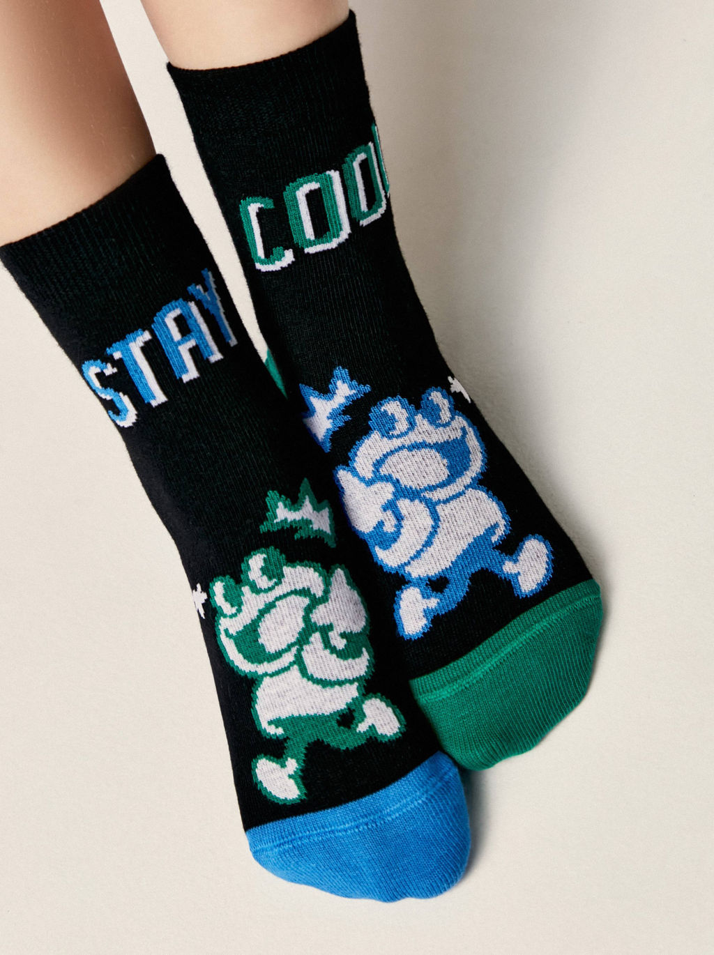 Цена за 2 пары CONTE-KIDS ВЕСЕЛЫЕ НОЖКИ черный