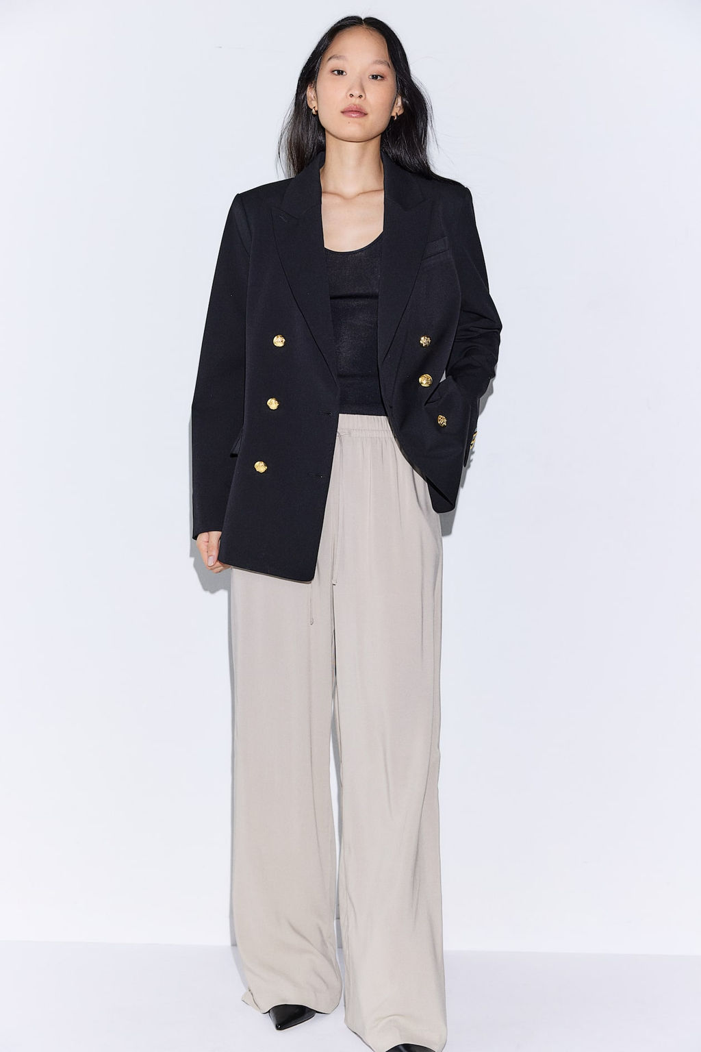 Pantalon amplio sin cierre - H&m фото 10
