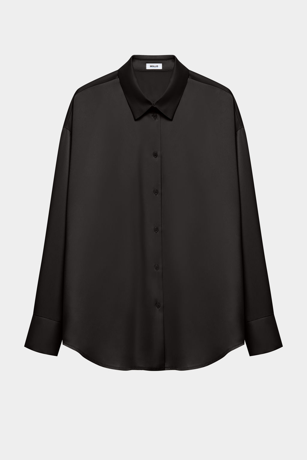 Рубашка из сатина с завязками - Mollis фото 5