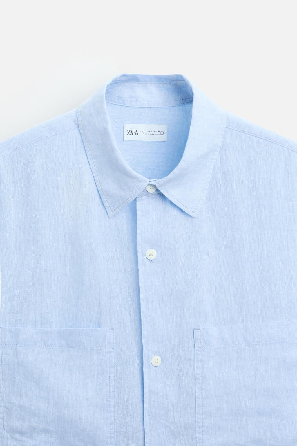 %100 KETEN GOMLEK - Zara фото 4