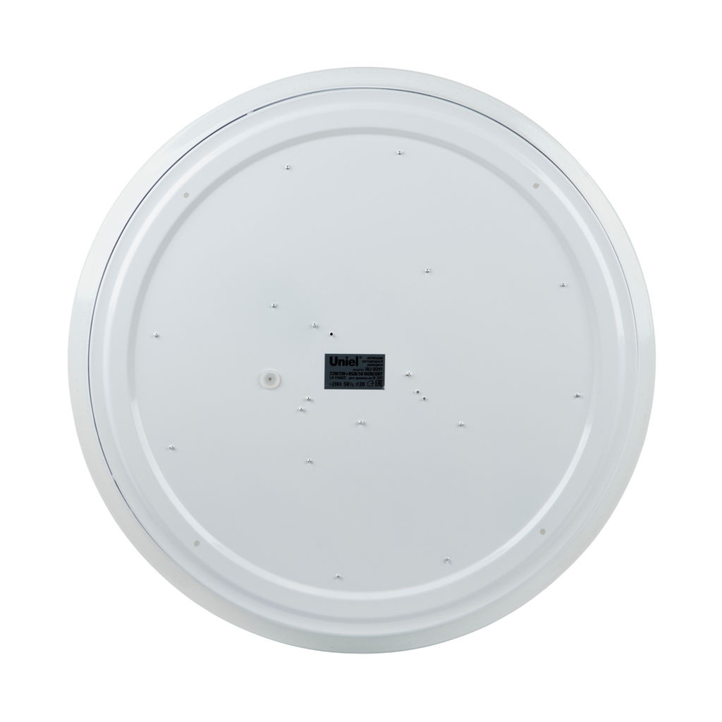 ULI-D291 72W/SW+RGB/50 MERCURY Cветильник светодиодный накладной. Диммируемый. Пульт ДУ (в/к). Встроенная Bluetooth колонка. Теплый свет(3000К)/Белый свет(4000К)/Дневной свет(6500К)/RGB. 5700Лм. TM Uniel - Volpe фото 4
