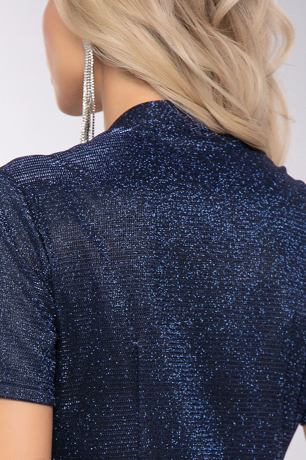 Платье Ах, какая женщина! (мерцающий синий) П8042 - Lt collection фото 7