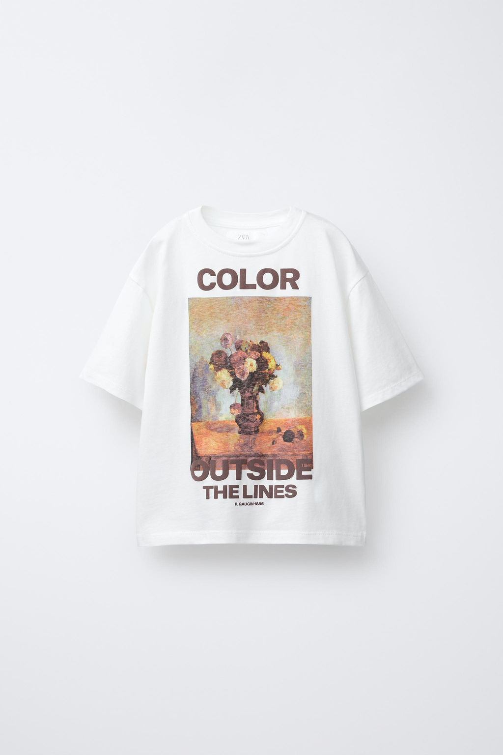 T-SHIRT WITH RAISED CHECK PRINT