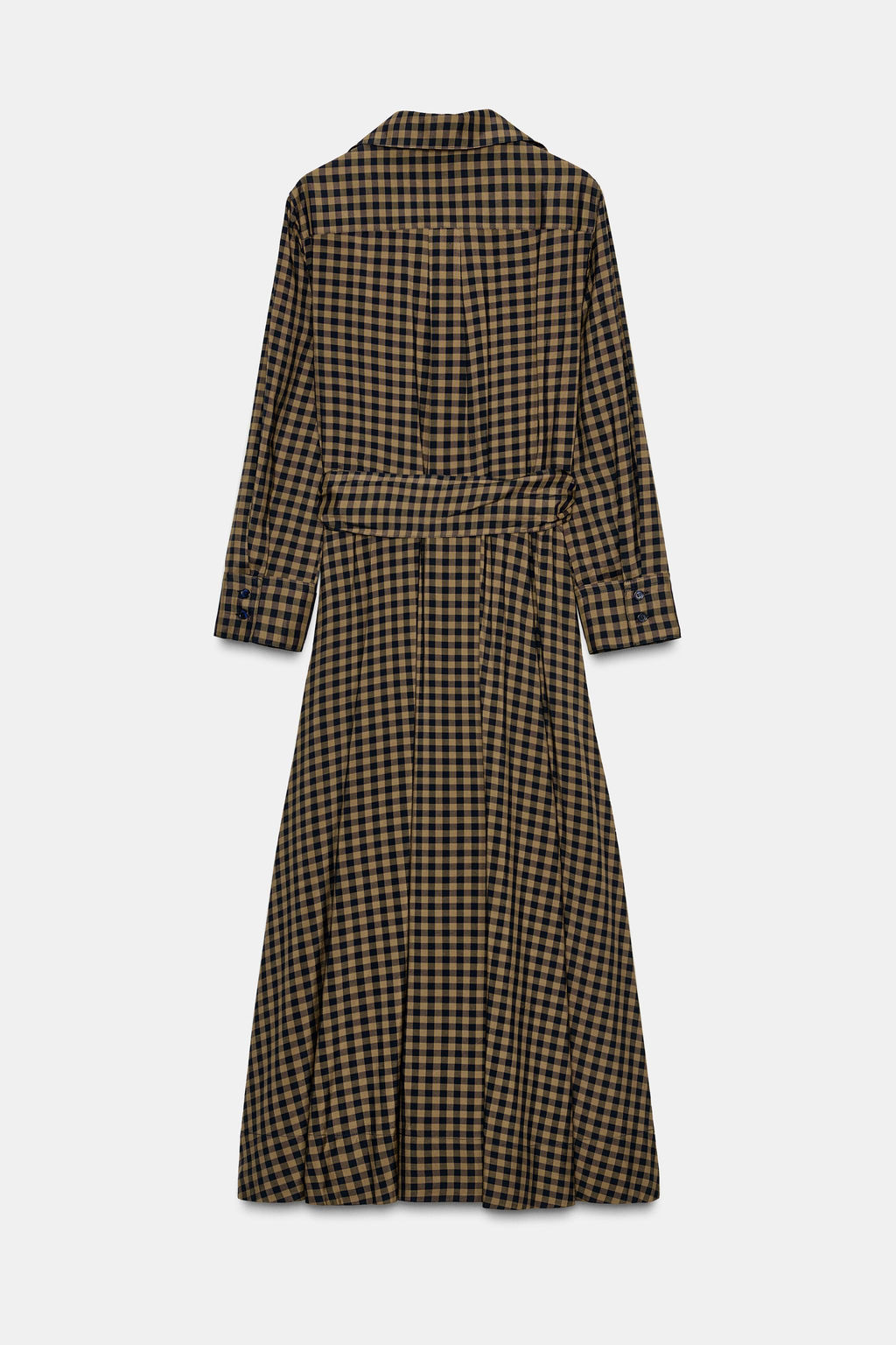 CHECK SHIRT DRESS ZW COLLECTION - Zara фото 5