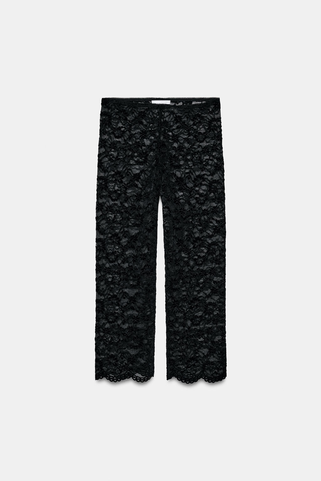 LACE CAPRI LEGGINGS - Zara фото 10