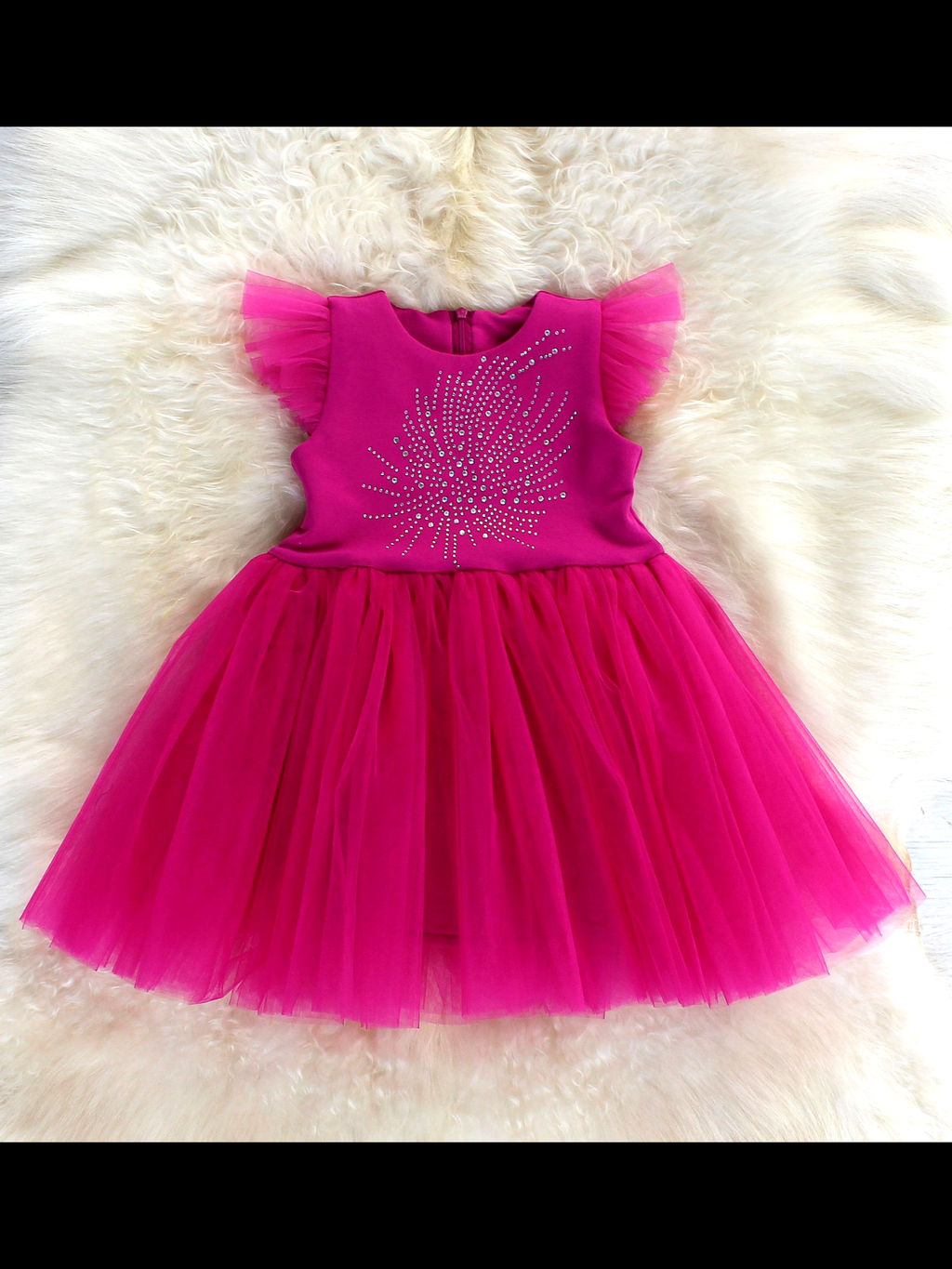 ПЛ547-Ф Платье Сияние ЦВЕТ: МАЛИНА-САЛЮТ (QR)