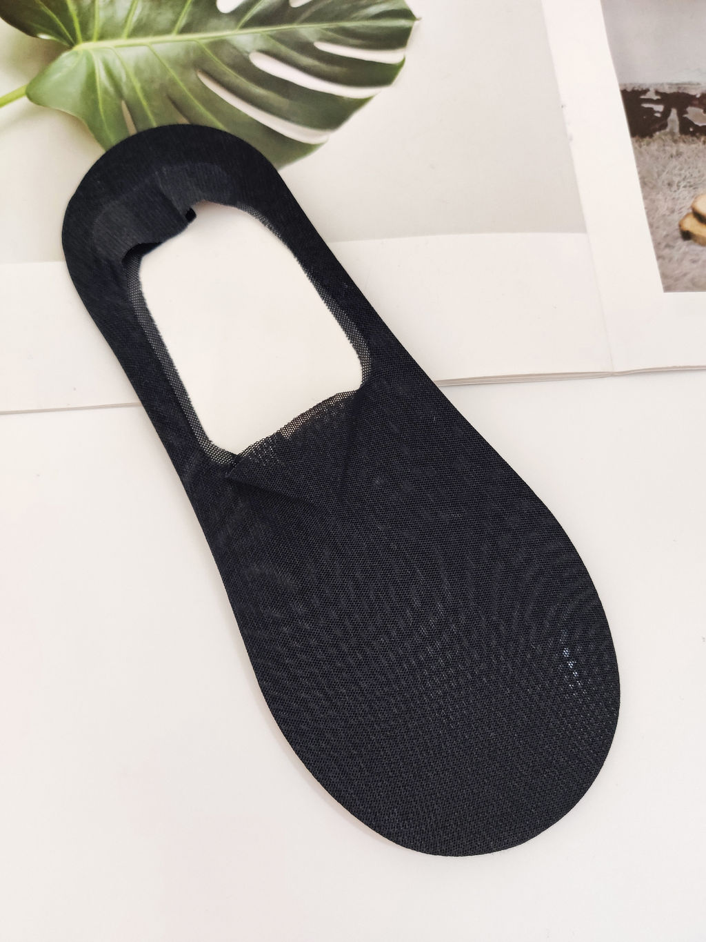 Следки Капроновые р.35-40 invisibilis Черные - Krumpy фото 3