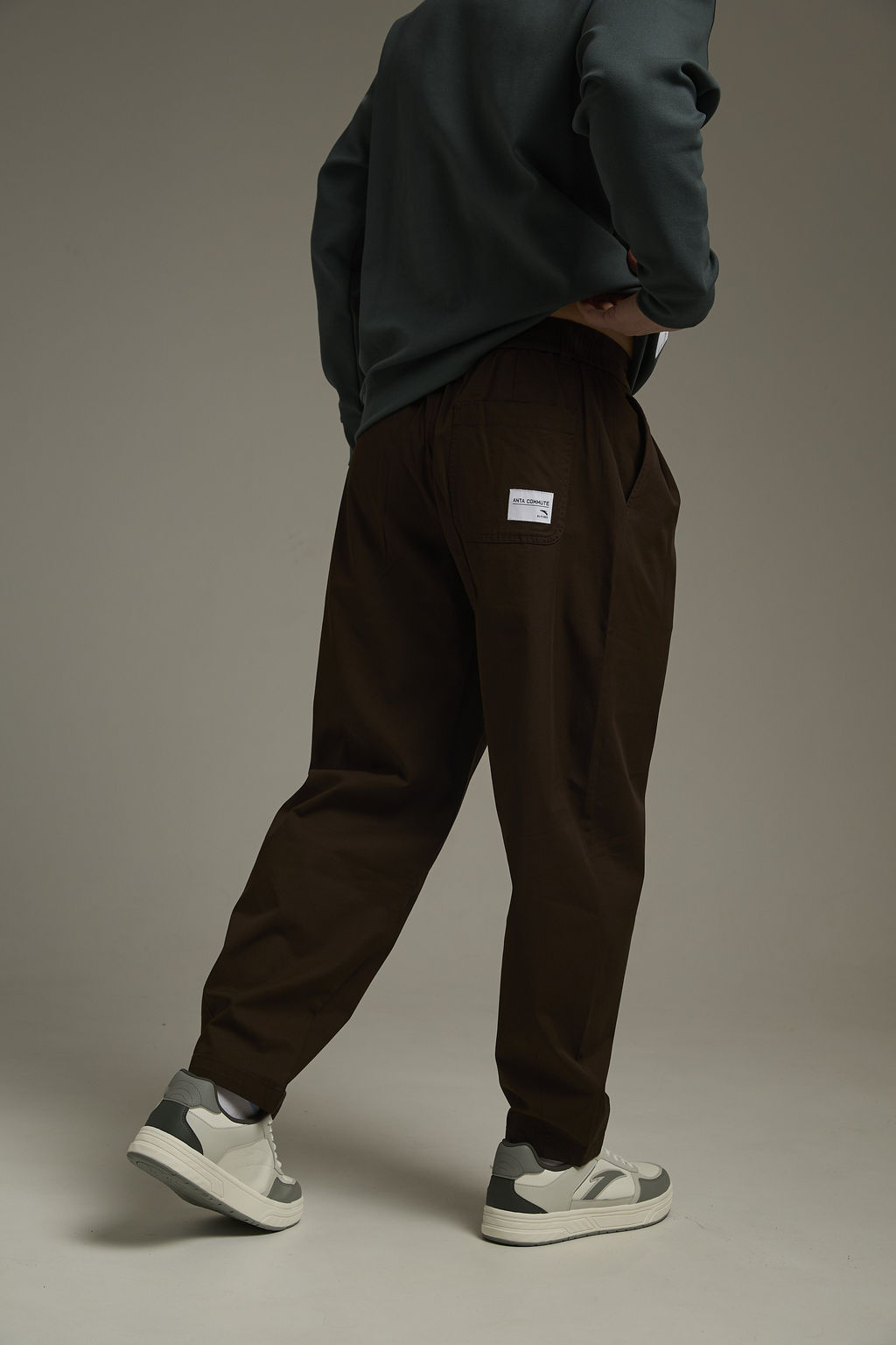 Брюки текстильные Коричневый