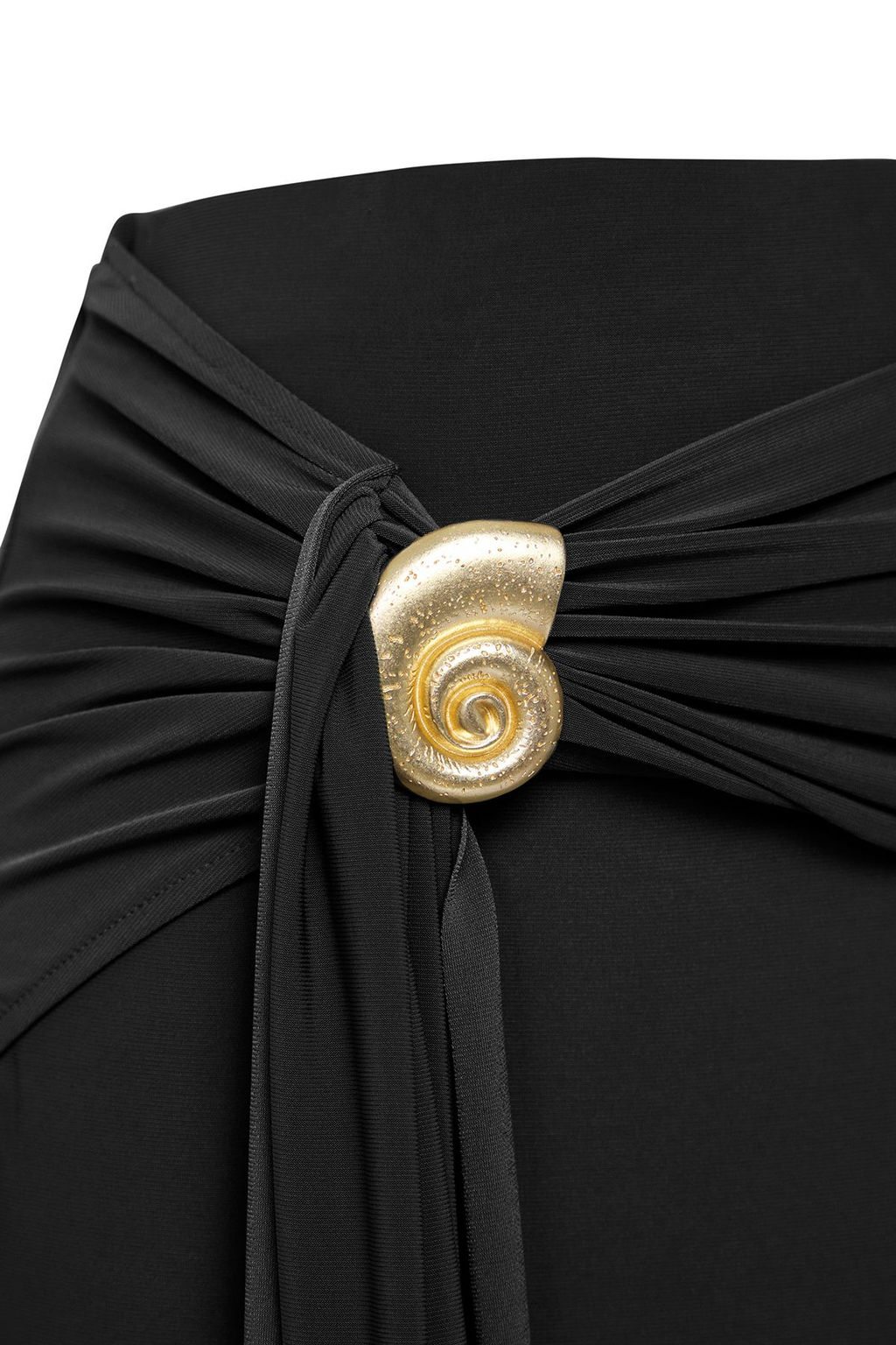 Limited Edition Siyah Vucuda Oturan Aksesuar Detayl? Orme Uzun Etek TPRSS25ET00004