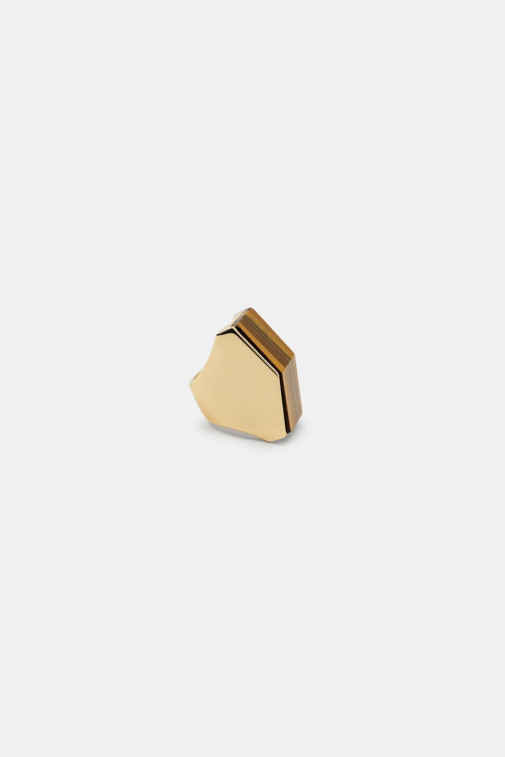 MAXI GEOMETRIC STONE RING - Zara фото 4