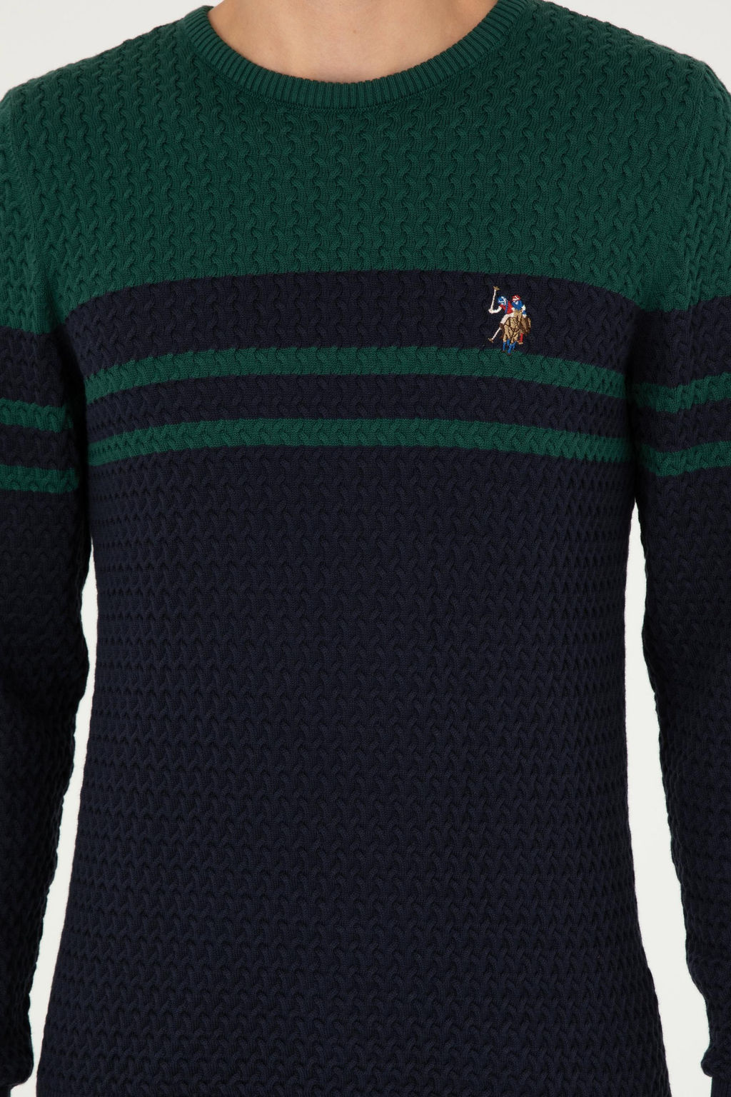 Мужской темно-синий свитер Неожиданная скидка в корзине - U.s. polo assn фото 11