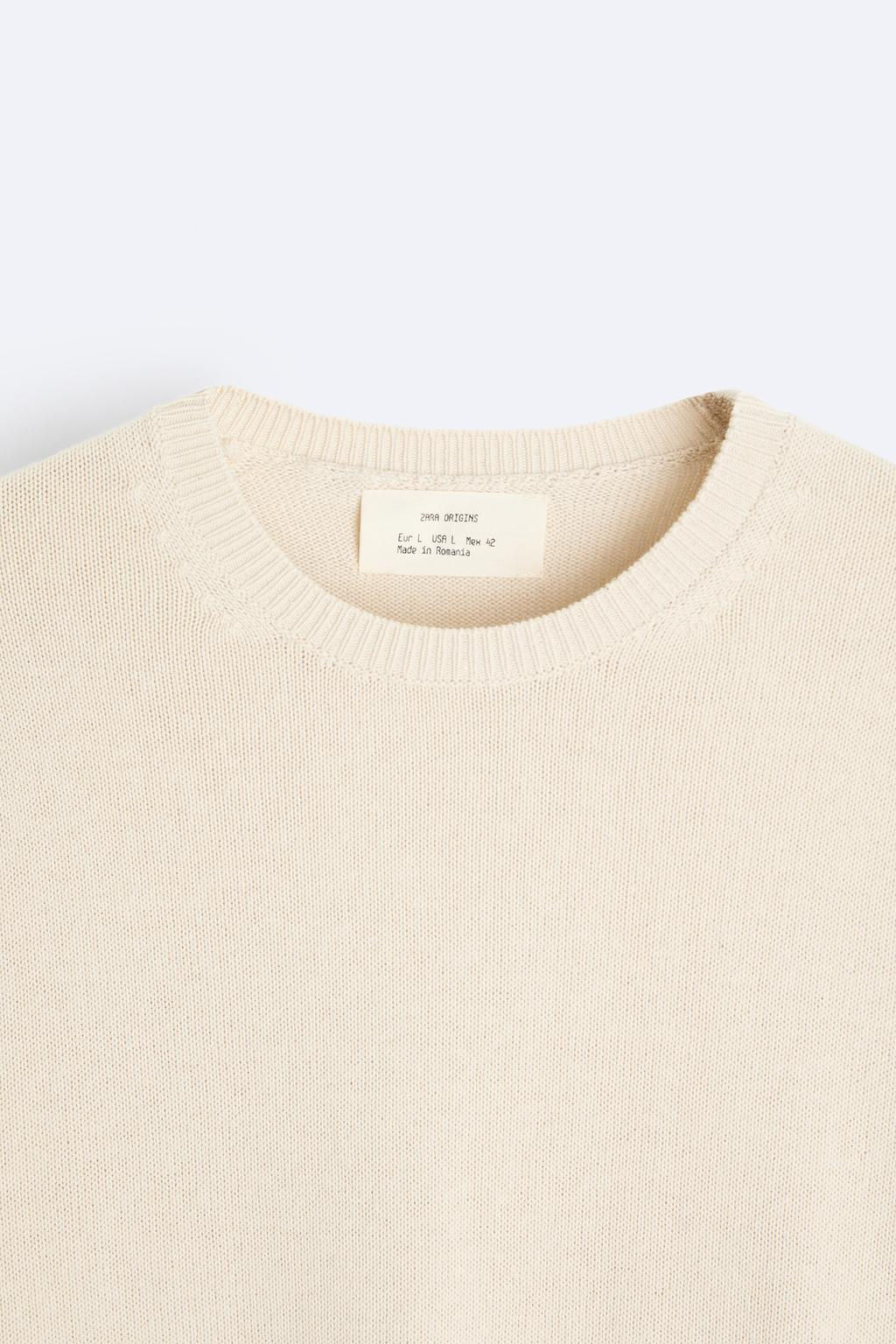 COTTON - LINEN SWEATER - Zara фото 17