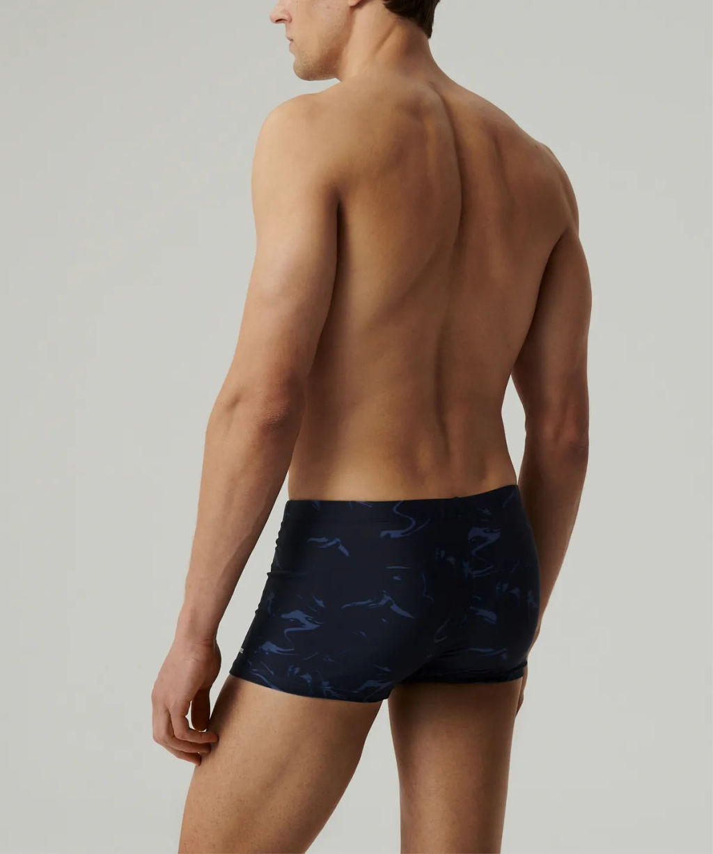 ATLANTIC KMS-319 Купальные шорты Print темно-синий + голубой  фото 3