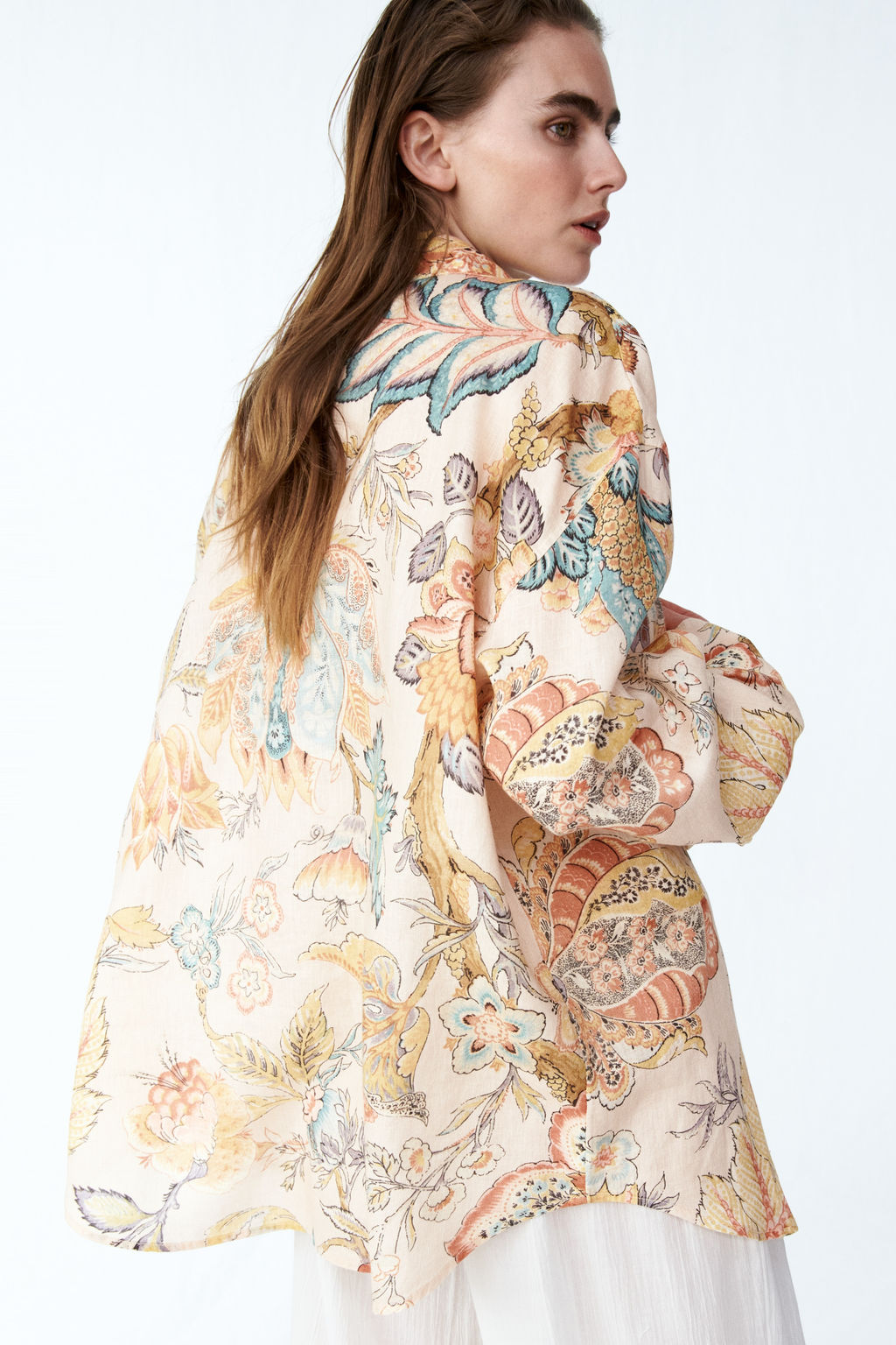 Camisa oversize de lino - H&m фото 5