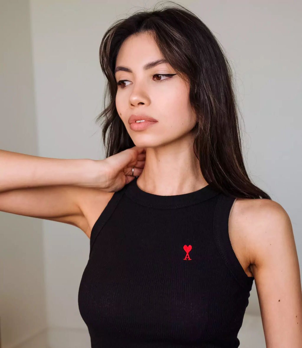 Майка #БШ2166, чёрный