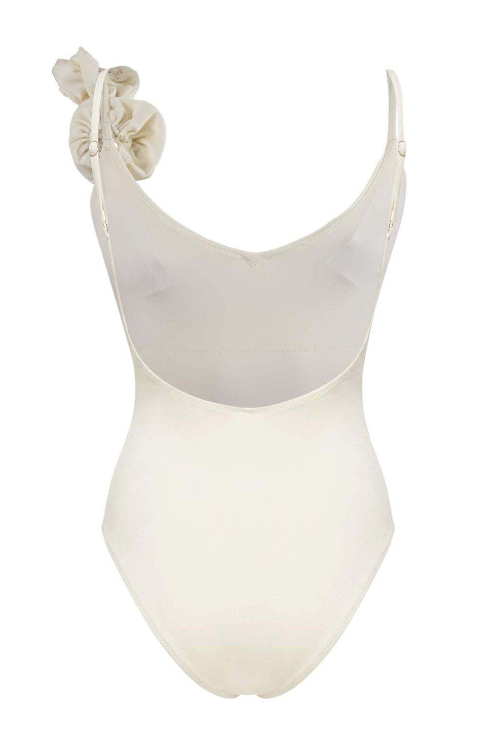 Ekru V Yaka Kapl? Cicek Aplikeli Regular Mayo TBESS26MA00051