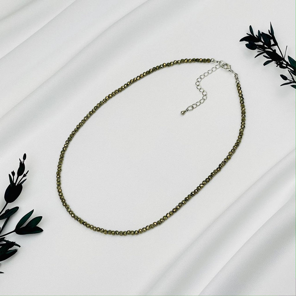 Колье из Пирита 42 см +