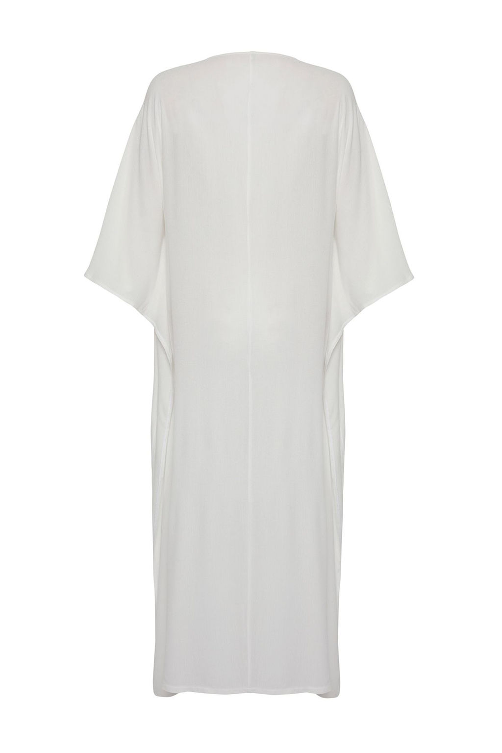 TRENDYOLMILLA Siyah Maxi Dokuma Plaj Elbisesi TBESS25EL00013  фото 7