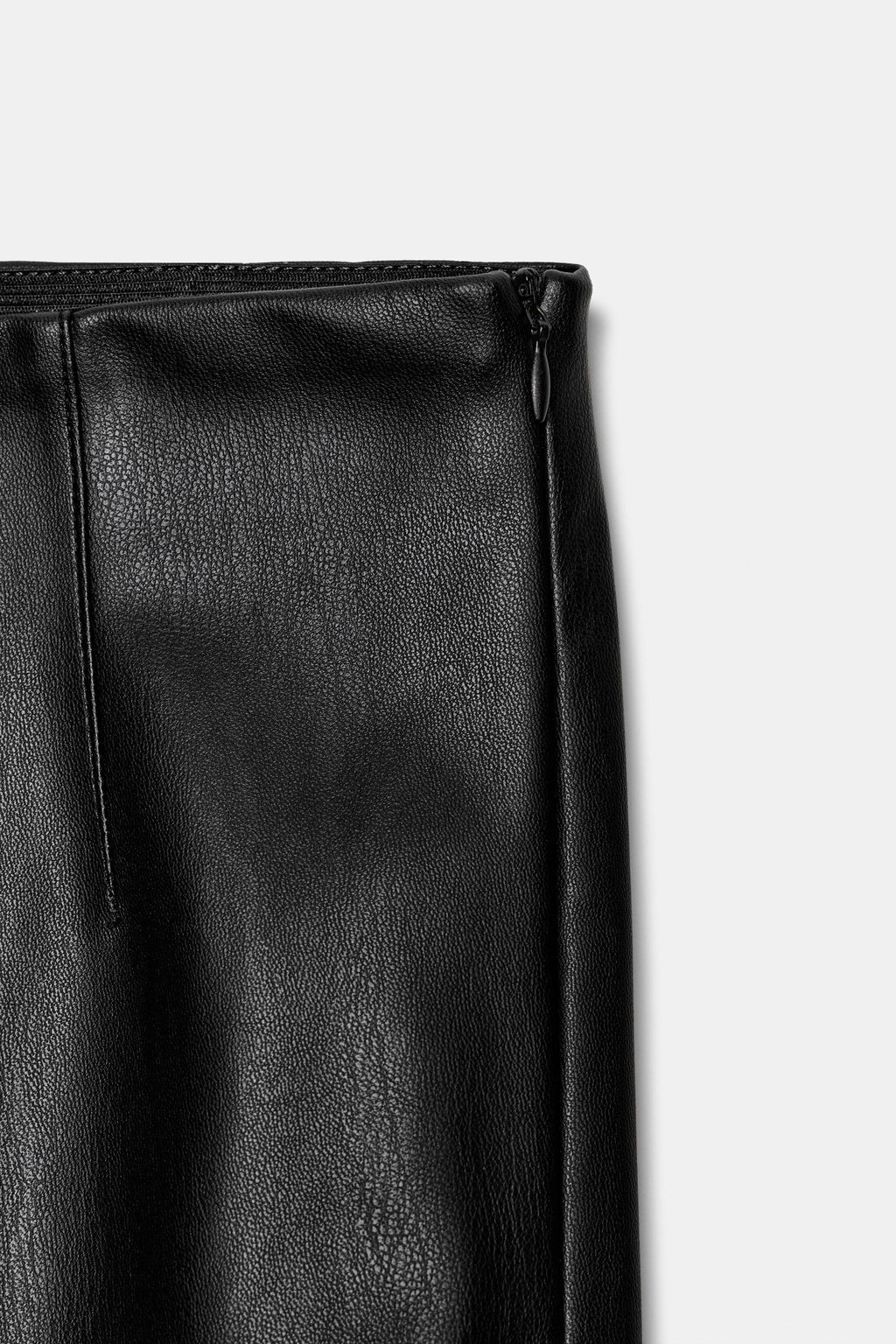 HIGH-WAIST FAUX LEATHER LEGGINGS - Zara фото 8