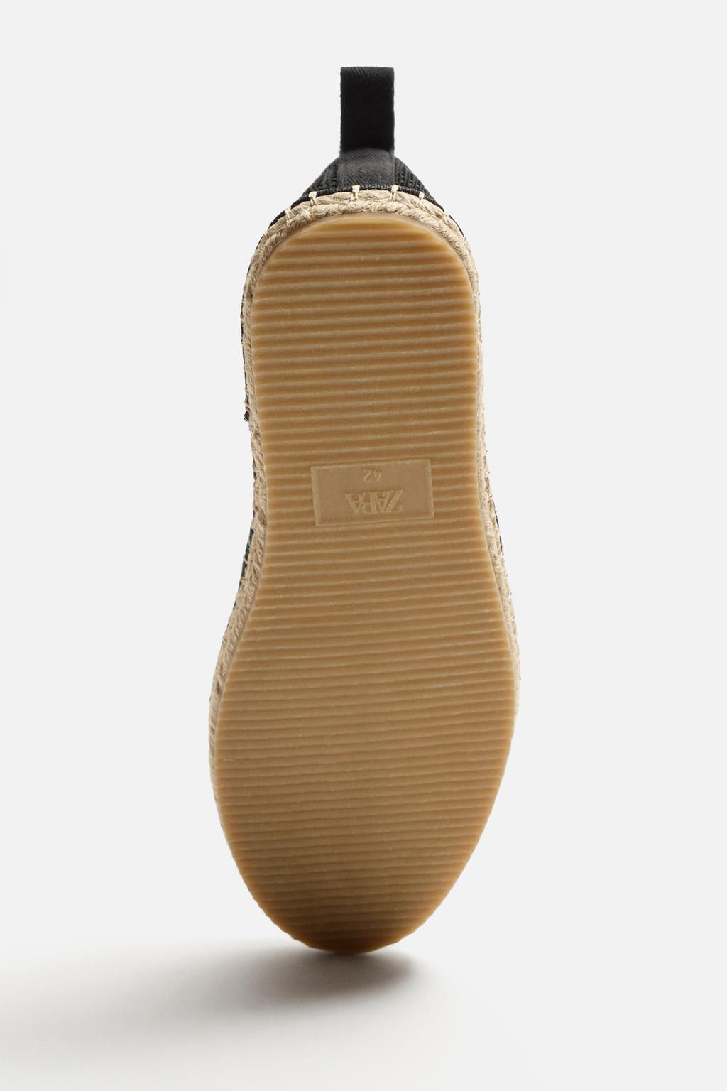 KNITTED FABRIC ESPADRILLES - Zara фото 13