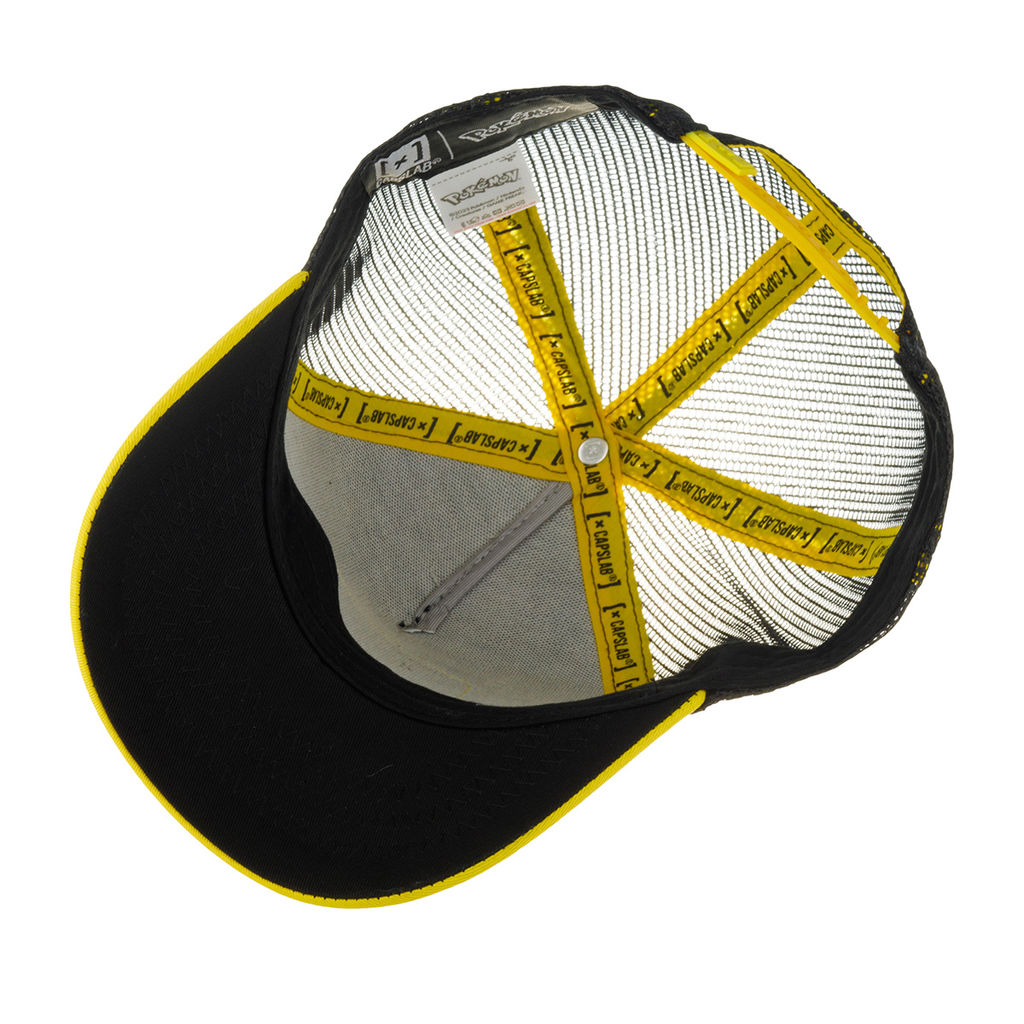 Бейсболка CAPSLAB арт. CL/PKM2/1/PIK6 Pokemon Pikachu (желтый / черный)  фото 2