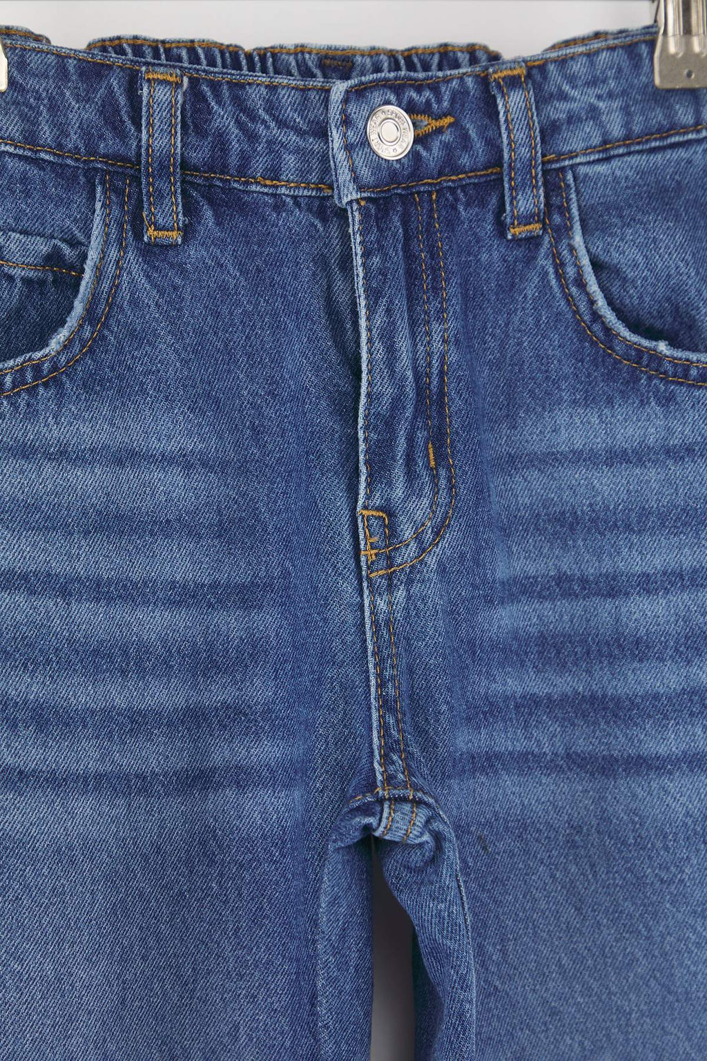 Mavi 100% Pamuk K?z Cocuk Mom Denim Jeans TKDAW26JE00010 - Trendyolmilla фото 3
