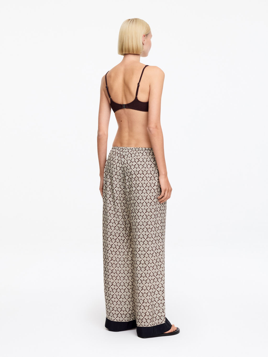 Pantalones con cord?n en mezcla de lyocell - H&m фото 5