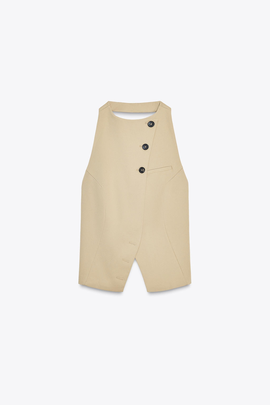 OPEN BACK WAISTCOAT TOP - Zara фото 7