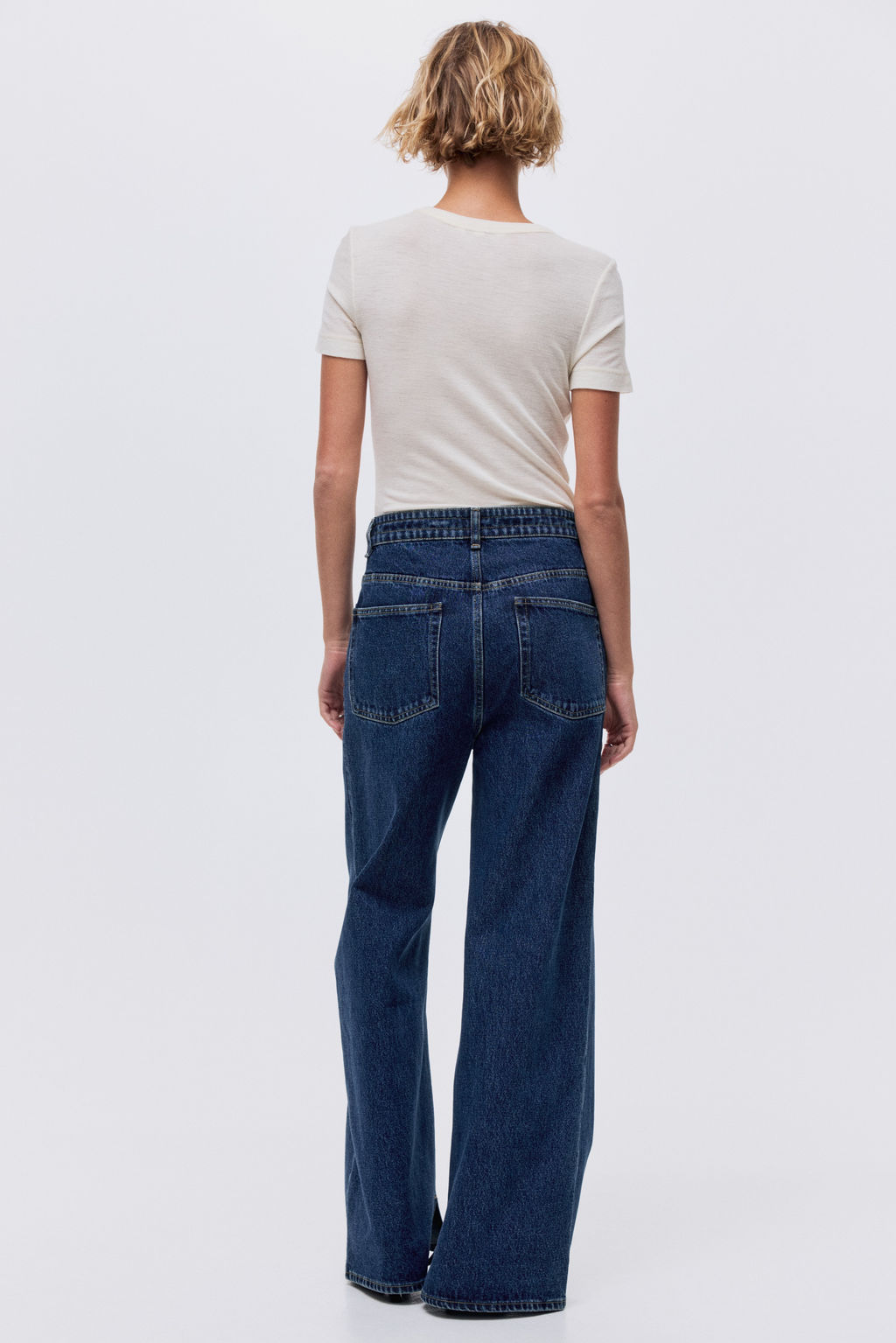 Vaquero holgado con cord?n de ajuste - H&m фото 7