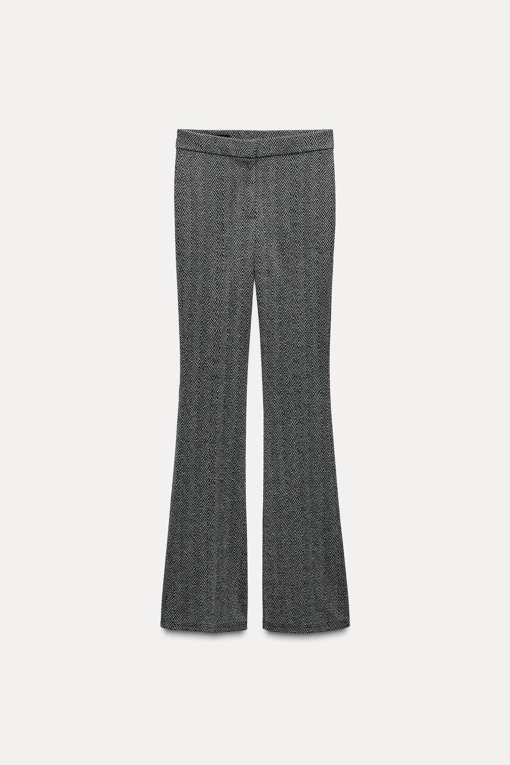 HERRINGBONE FLARE LEGGINGS - Zara фото 2