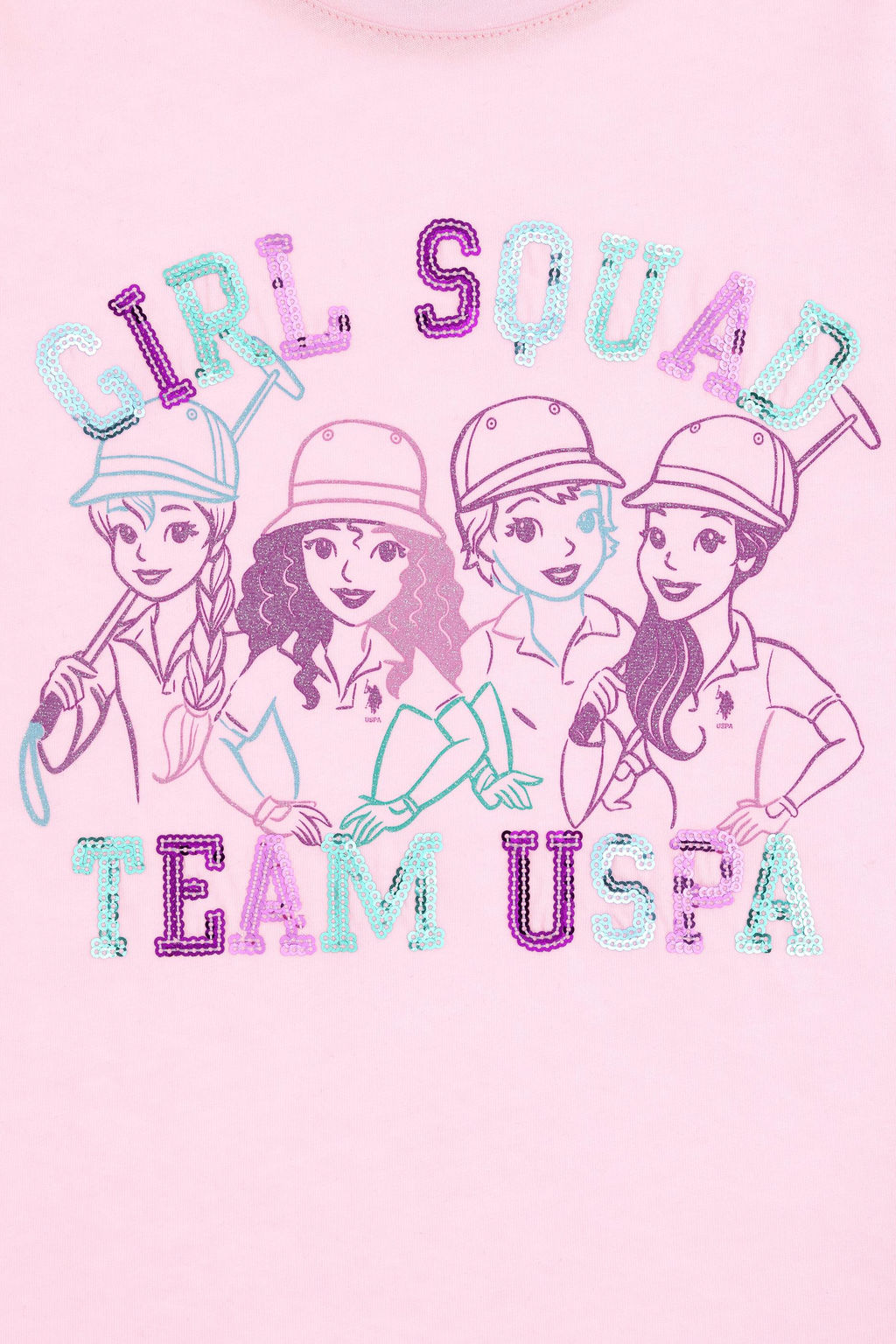 K_z _ocuk A__k Pembe Ti__rt Sepette S_rpriz _ndirim - U.s. polo assn фото 3