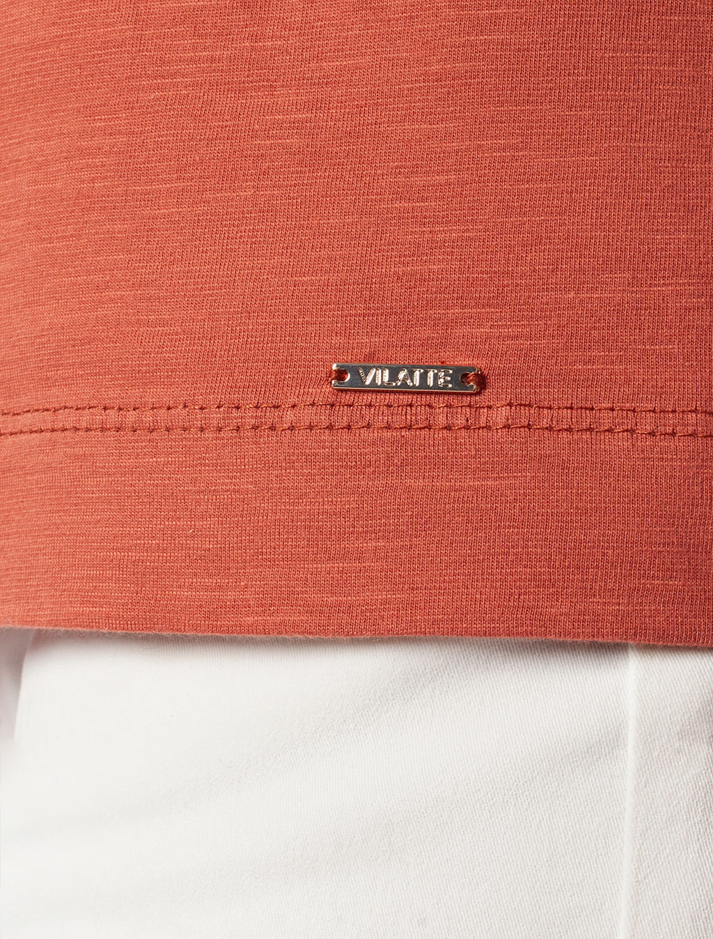 VILATTE / Футболка из фактурного полотна из 100% хлопка  фото 3