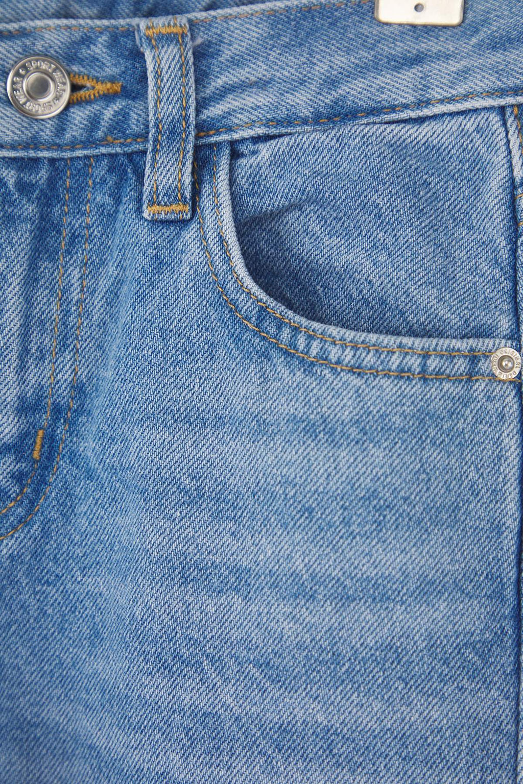 Kahverengi 100% Pamuk Ayarlanabilir Lastikli Duz K?z Cocuk Flare Denim Jeans TKDAW26JE00006 - Trendyolmilla фото 5