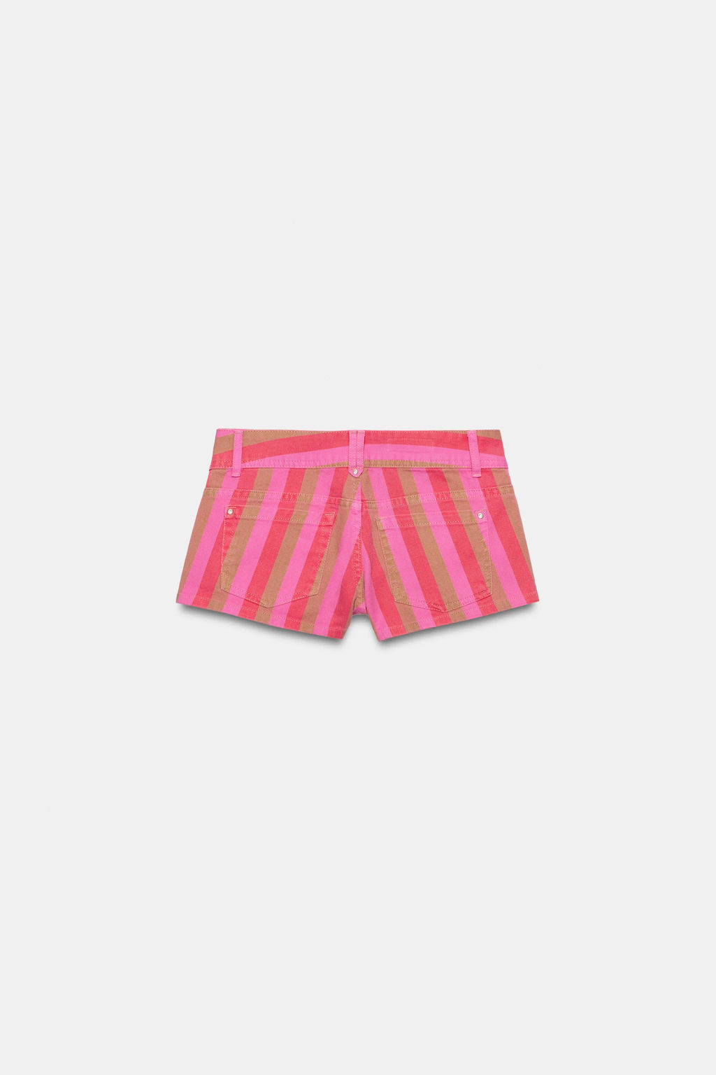SHORTS MINI DENIM TRF RAYAS / Rayas - Zara фото 6