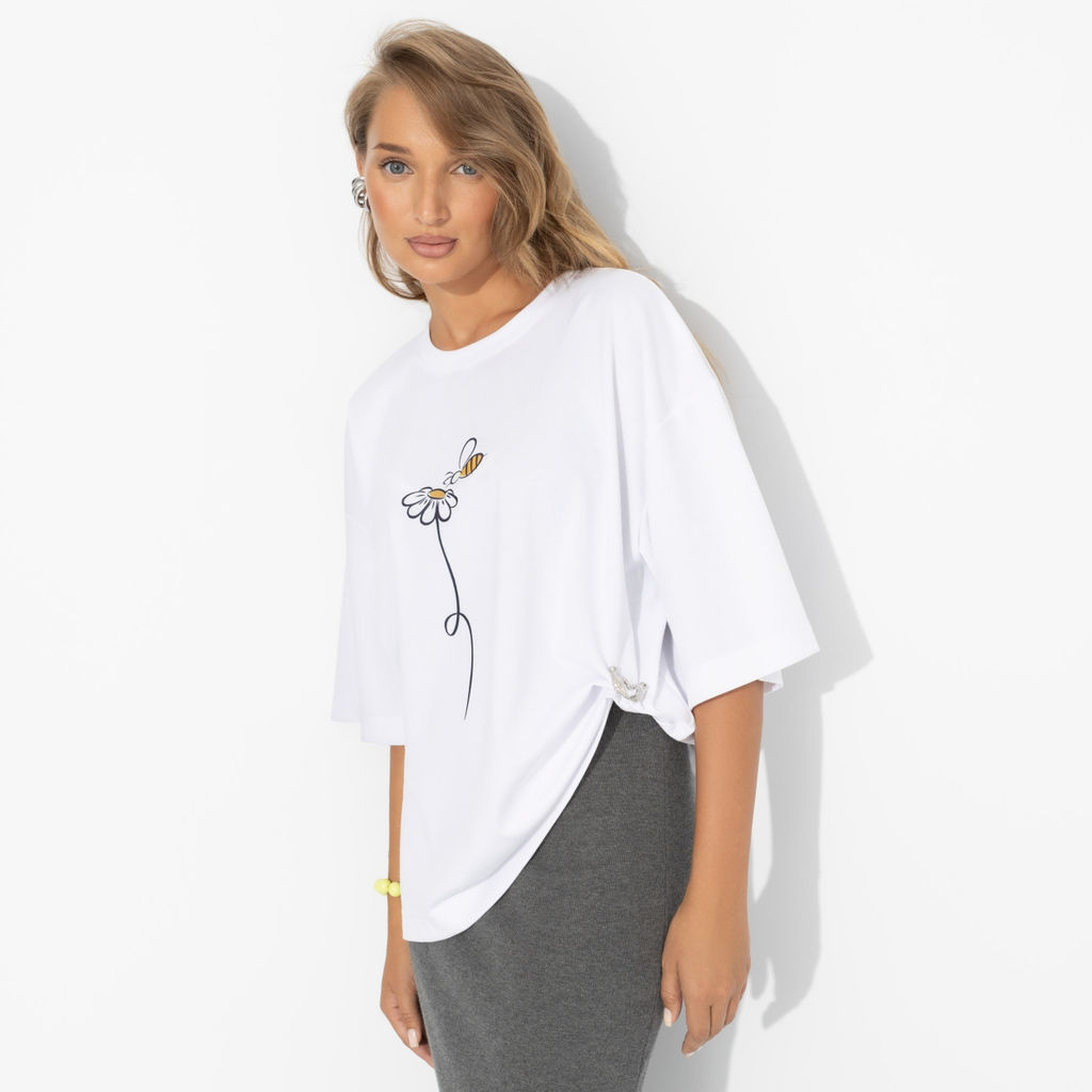 Футболка с милым принтом, Мода-мания