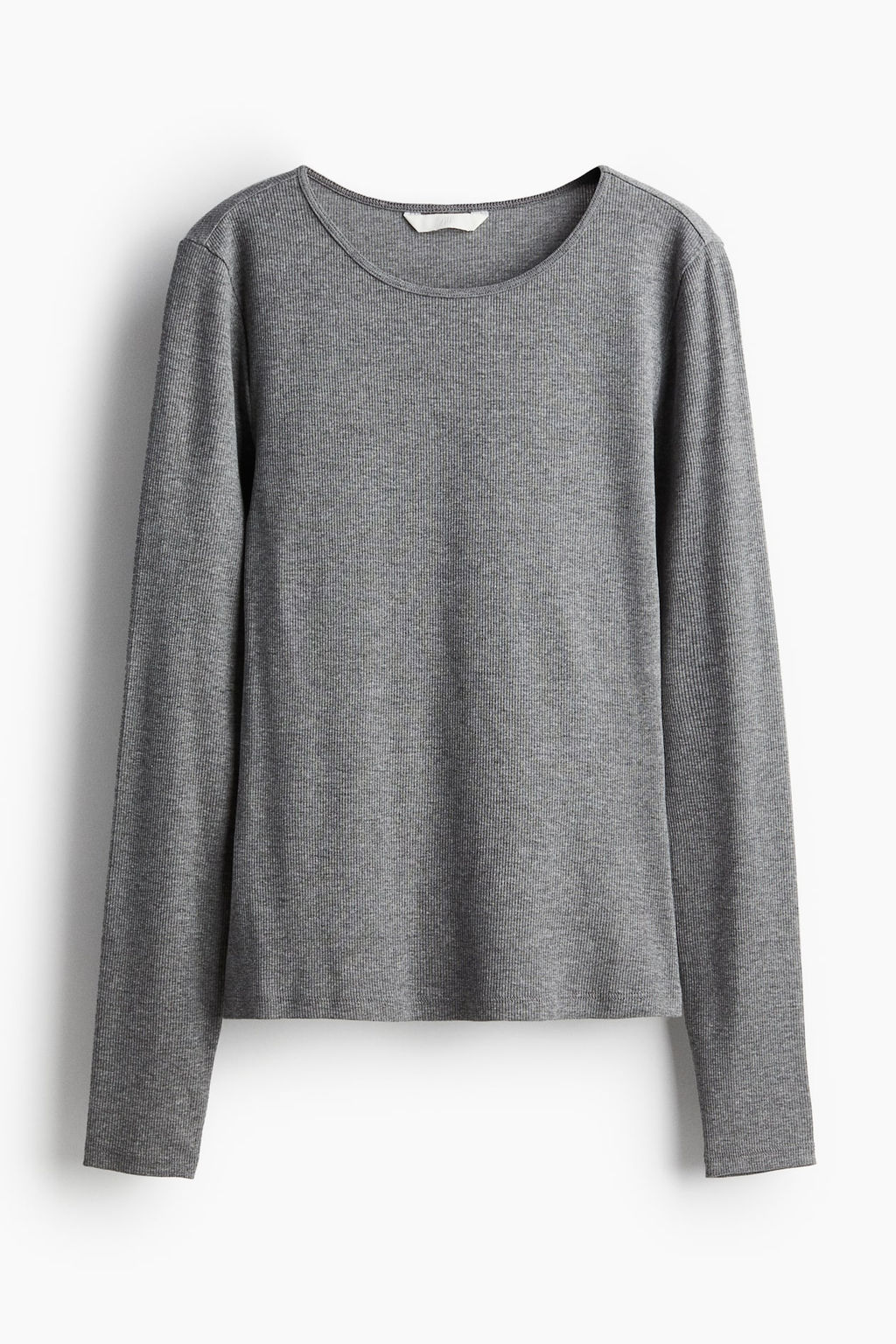 Camiseta en punto de canale - H&m фото 5