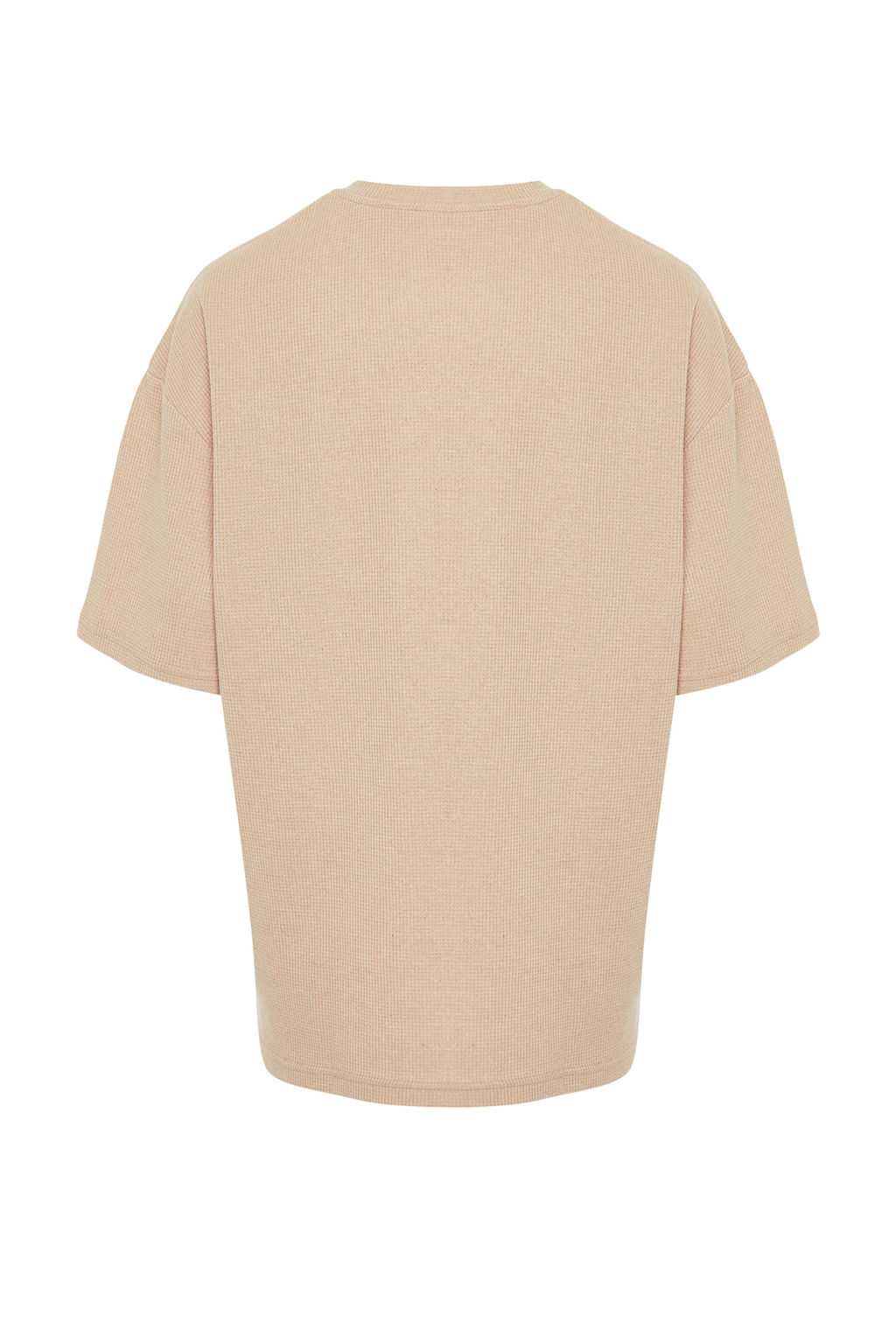 TRENDYOL MAN Basic Bordo Oversize/Genis Kesim Dokulu Waffle K?sa Kol T-Shirt TMNSS22TS00049 - Trendyolmilla фото 35