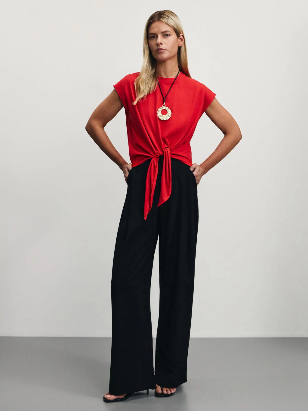 Блузка с завязками / Zarina  фото 2