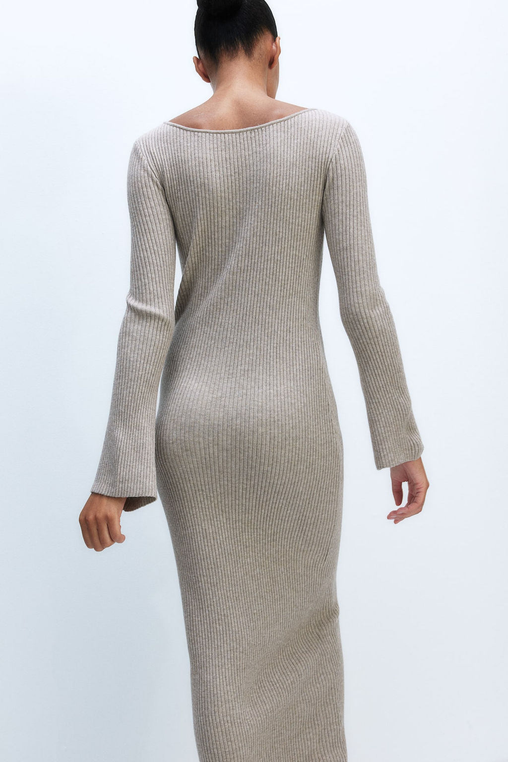 Vestido en punto de canale - H&m фото 4