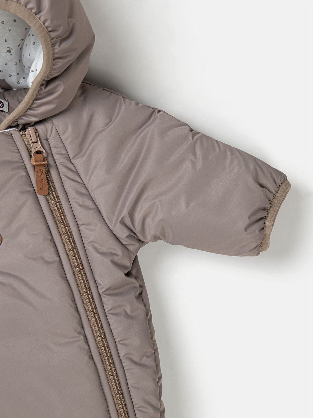 Комбинезон демисезонный с закрытой ножкой Латте 0+ - Bungly фото 8