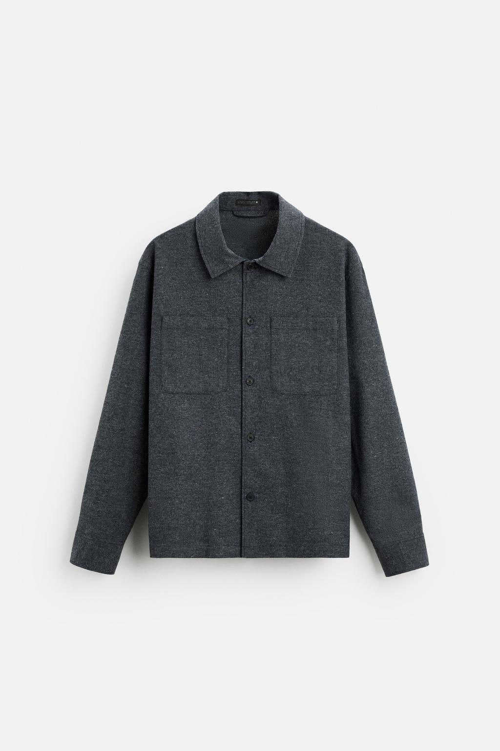 TEXTURED OVERSHIRT - Zara фото 22