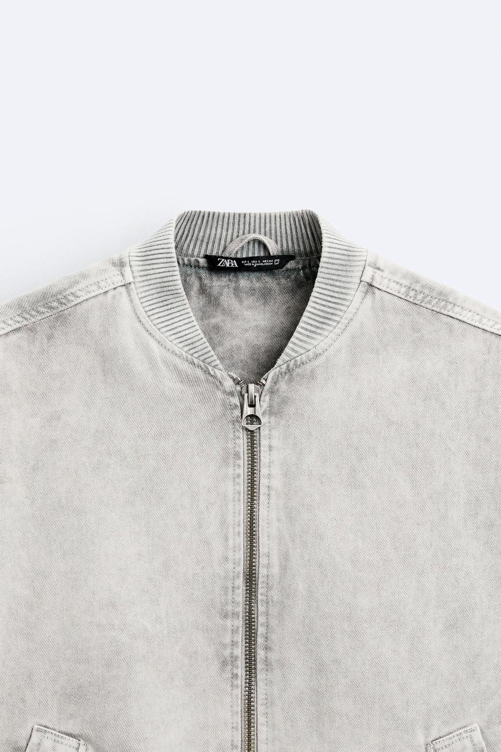 COTTON BOMBER JACKET - Zara фото 8