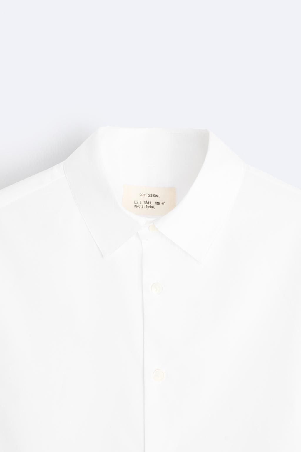PAMUKLU POPLIN GOMLEK - Zara фото 9