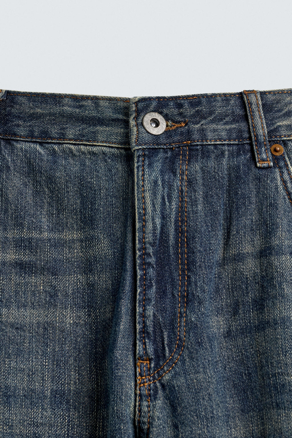 LOW-RISE FLARE FIT JEANS - Zara фото 9