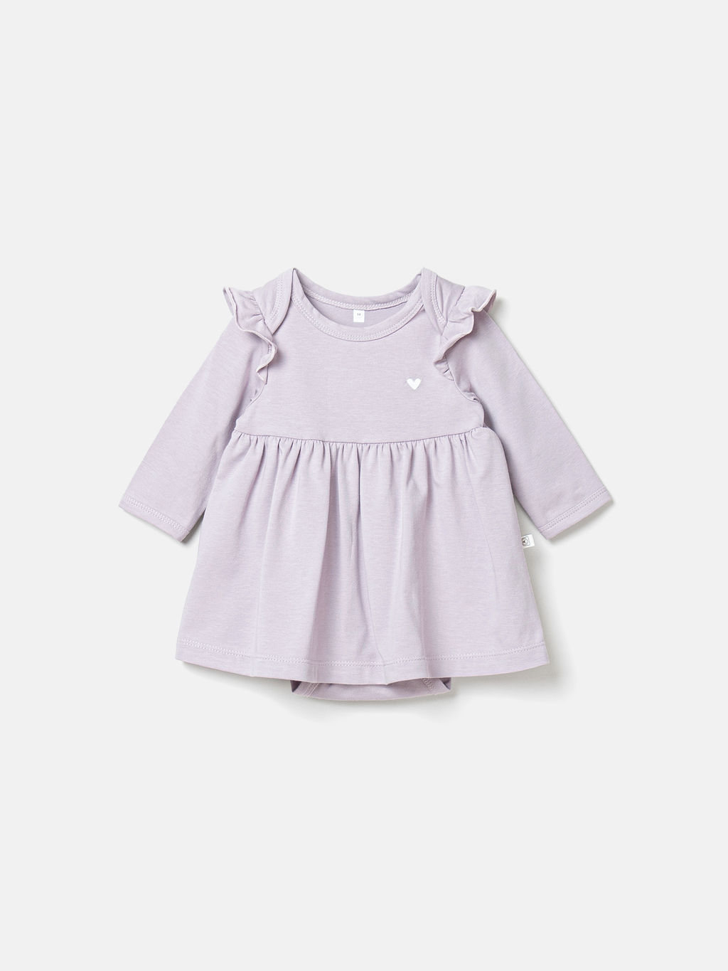 Платье-боди "Вереск" с вышивкой 0+