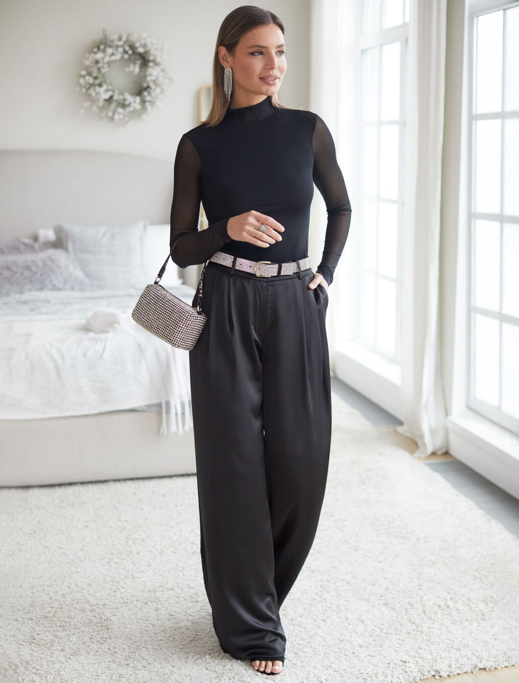 D29.277 Блузка женская черный