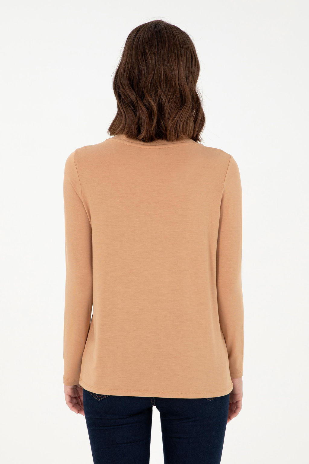 Женский свитшот светло-коричневого цвета Неожиданная скидка в корзине - U.s. polo assn фото 12