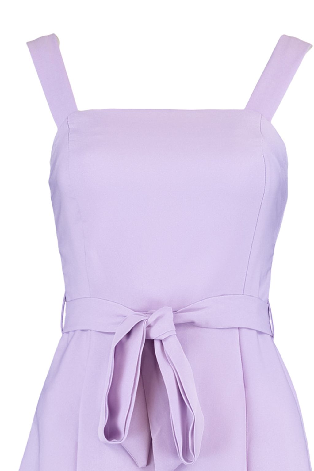 Lila Kusakl? Duz Kesim Y?rtmacl? Kare Yaka Mini Dokuma Elbise TWOSS20EL0977 - Trendyolmilla фото 9